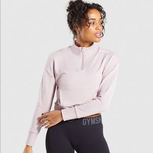 Gymshark Pippa Pullover in Pebble Pink Size M
